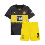 Camisolas de futebol Borussia Dortmund Serhou Guirassy 9 Criança Equipamento Alternativa 2024/25 Manga Curta